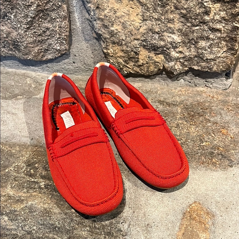 Rothy’s Red Driving Loafers for Women